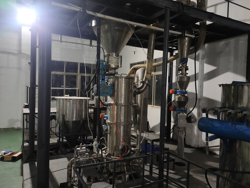 湖南某鋰電材料公司：碳酸鋰氣流磨粉碎生產線-MQW40氣流磨